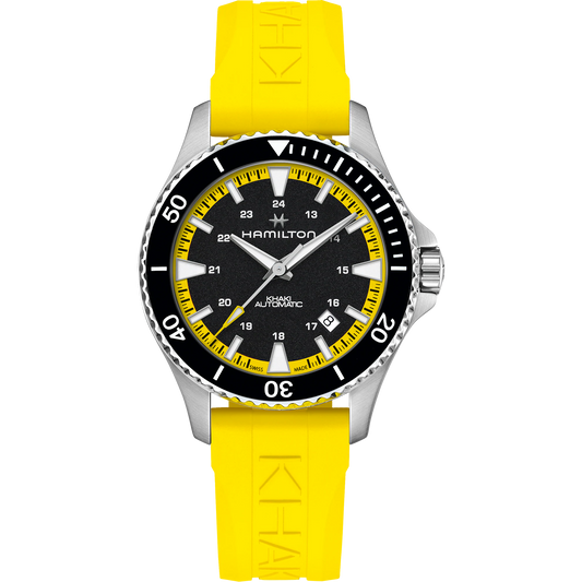 Hamilton H82395332 Khaki Navy Scuba Auto Yellow