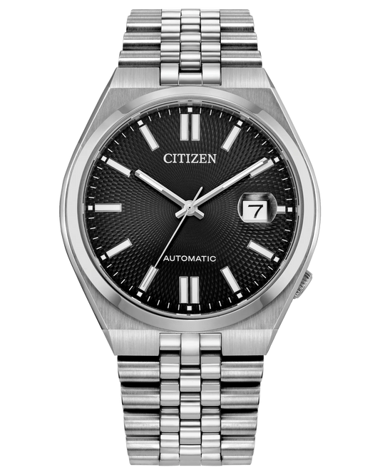 Citizen NK0020-55E TSUYOSA 60 Black Guilloche Dial Automatic