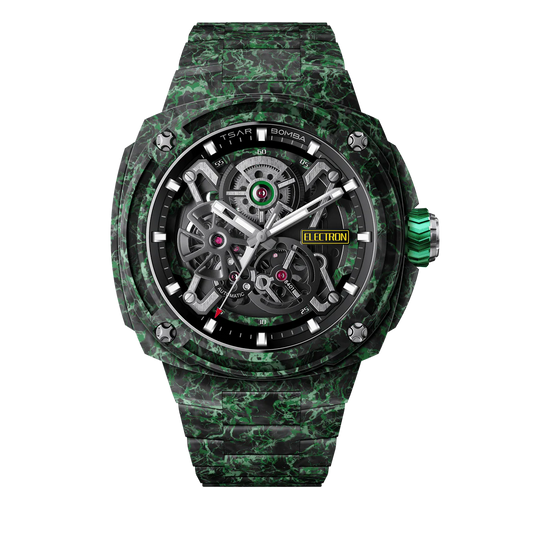 Tsar Bomba TB8401CF Electron-Full Carbon Fiber Edition Green Automatic