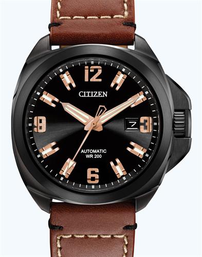 Citizen NB0075-11F Signature Grand Touring Black Automatic // Pre-Owned