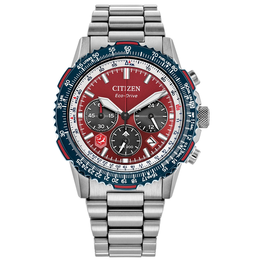 Citizen CA4668-51X Promaster Nighthawk Snowbirds Candian Air Force 40mm Red Eco-Drive