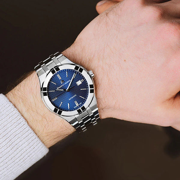 Maurice Lacroix AI6007-SS002-430-1 Aikon Automatic 39mm Blue