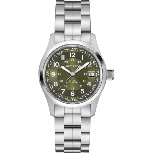 Hamilton H70455160 Khaki Field Auto Green Sunburst 38mm Bracelet Automatic