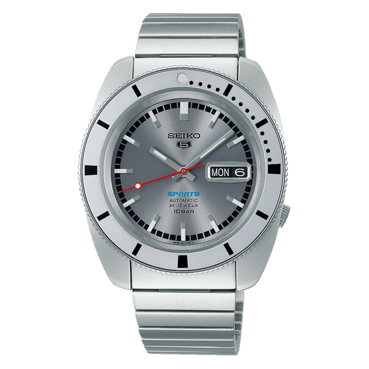 Seiko 5 Sports SRPL03 Heritage Design Re-creation Limited Edition Silver