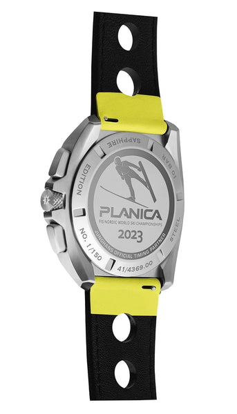 Junghans 41/4369.00 1972 Chronoscope Quartz Edition FIS Lemon