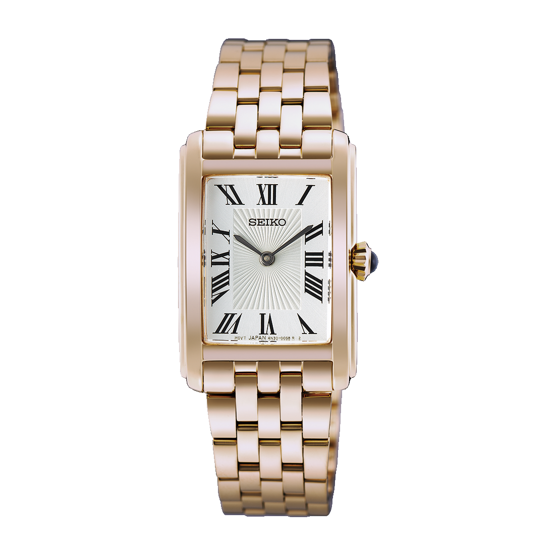 Seiko Essentials HGG002 Pink Gold Tone Ladies Quartz Tank  display picture 1