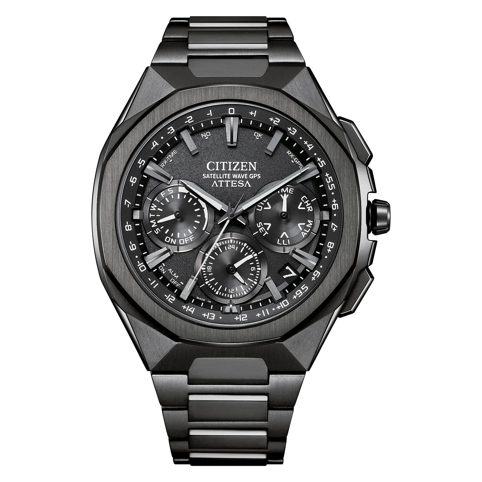 Citizen CC4105-69E Attesa Super Titanium Satellite Wave GPS Black Citizen CC4105-69E Attesa Super Titanium Satellite Wave GPS Black