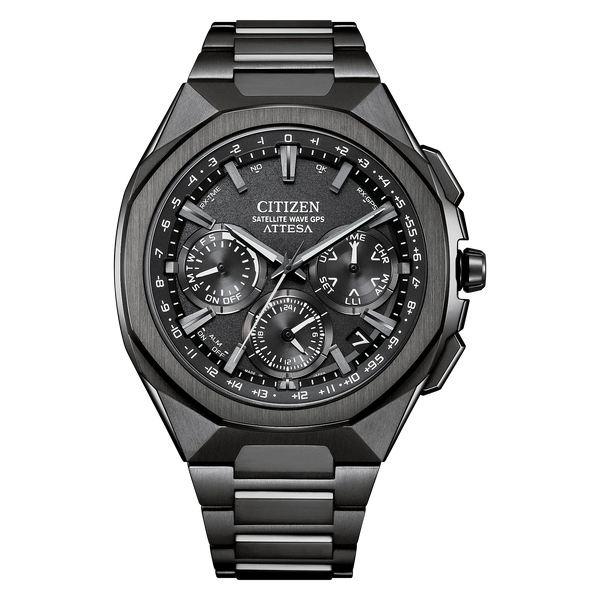 Citizen CC4105-69E Attesa Super Titanium Satellite Wave GPS Black