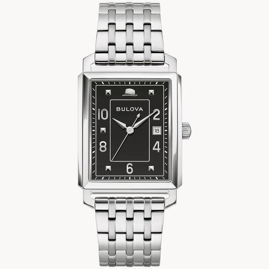Bulova 96B461 The Very Though of You Frank Sinatra Black Dial Tank