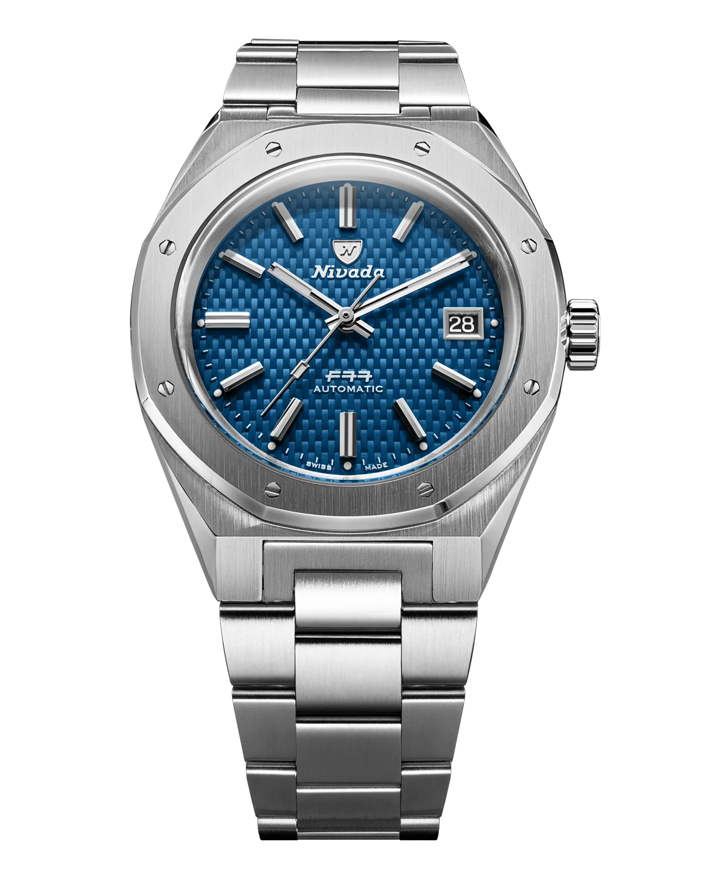 Nivada Grenchen 69041A77B F77 SST Blue MK2 41mm Automatic