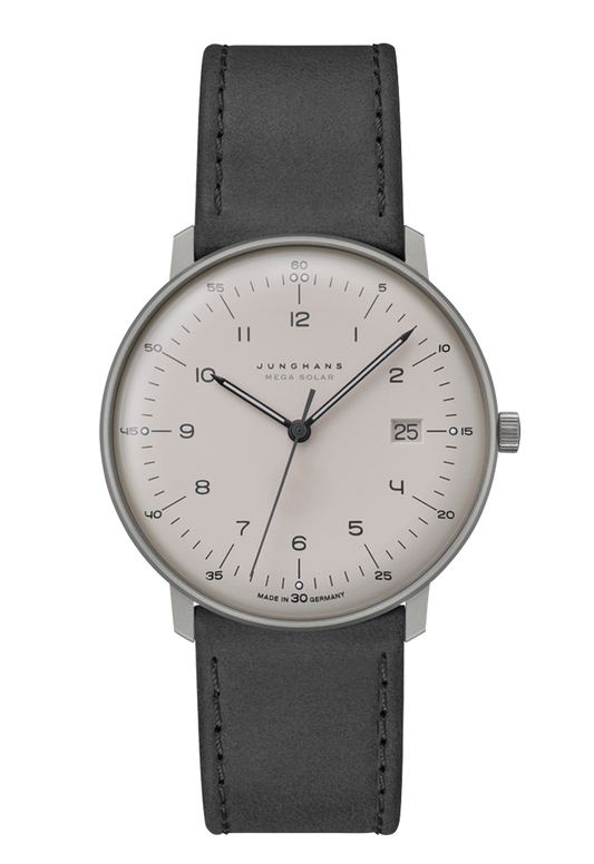 Junghans 59/2023.02 Max Bill Mega Solar Grey Dial Radio Controlled