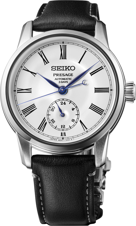 Seiko Presage SPB495 Craftsmanship Series Enamel 24hr Sub White Dial Automatic