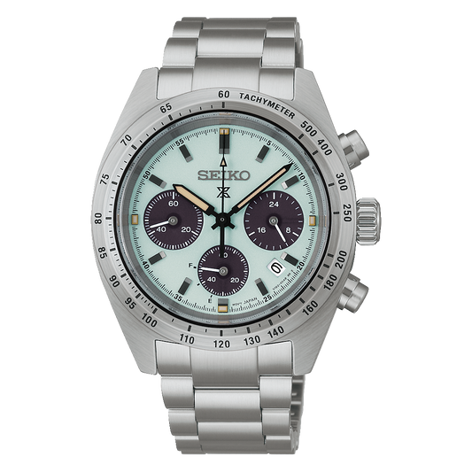 Seiko Prospex SSC965 Solar Speedtimer Chronograph Mint Green Dial
