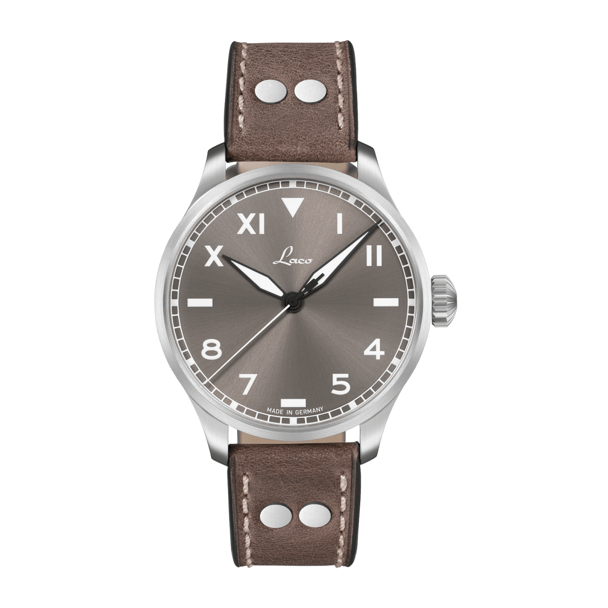 Laco 862170 Pilot Watches Basic Augsburg 42mm Taupe California