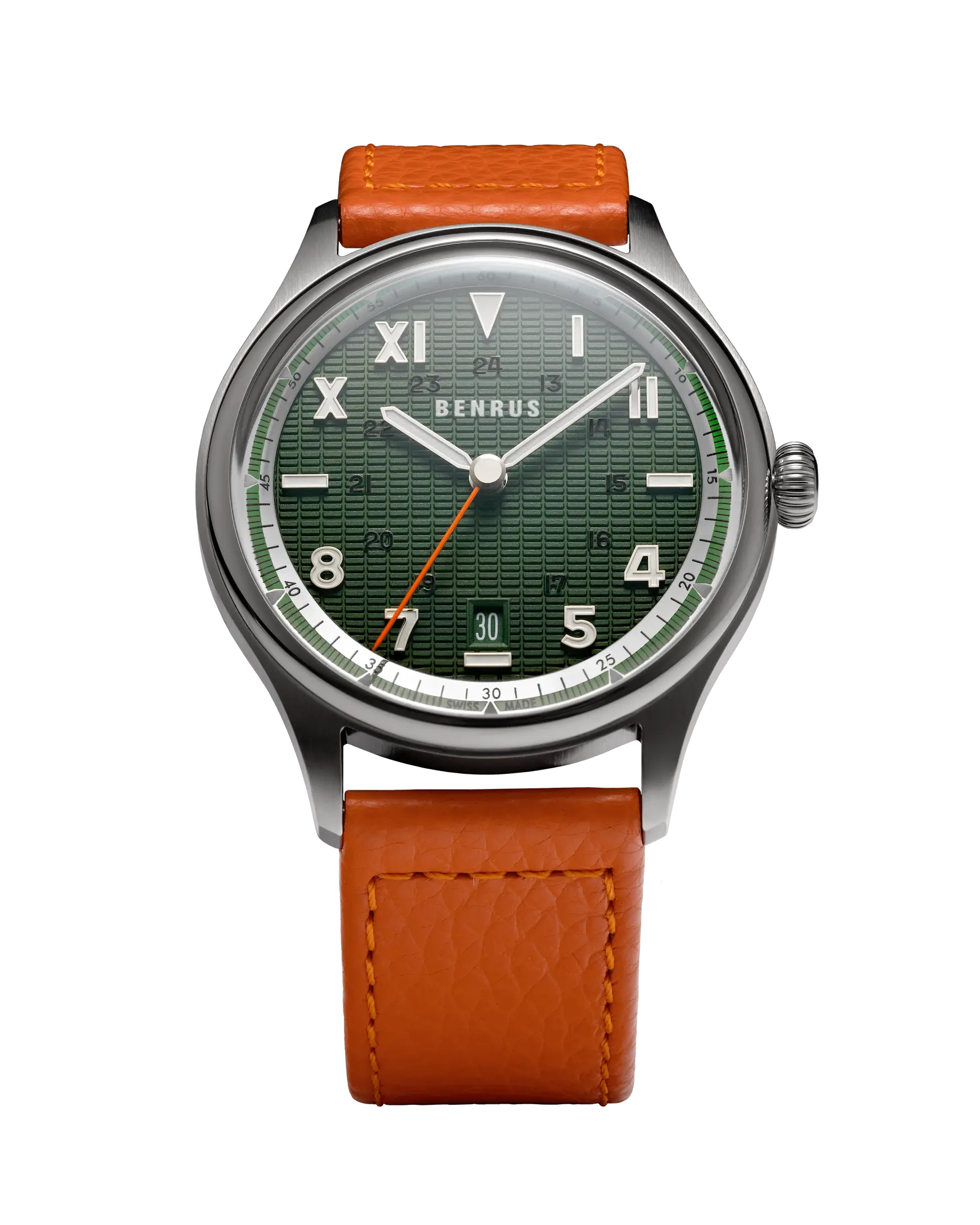 Benrus 3061-SS-G-039-02 #3061 GT California Green Dial 39.5mm