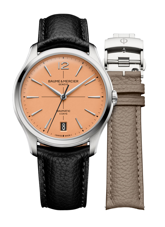 Baume et Mercier 10778 Clifton Baumatic Salmon Automatic 39mm Limited Edition