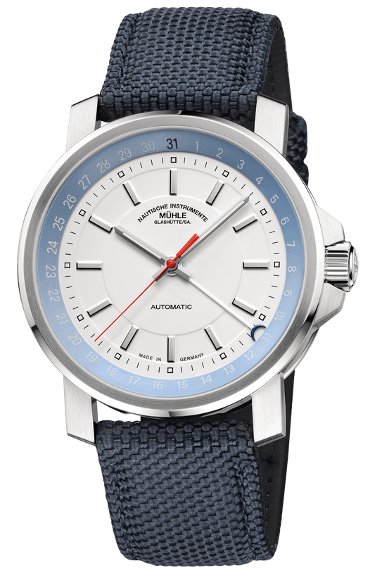 Muhle GLashutte M1-25-32-CB 29ER Pointer Date Textile Strap