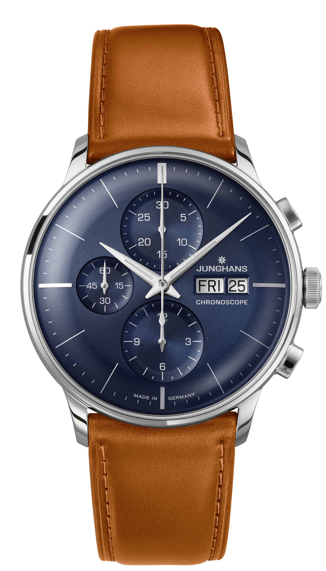 Junghans 27/4526.03 Meister Chronoscope English Date Blue Dial