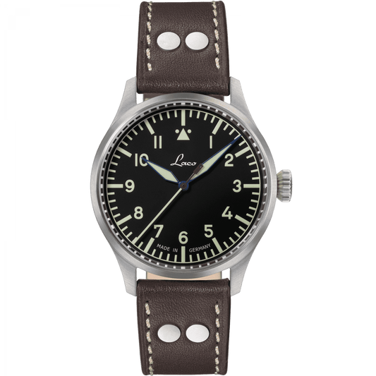 Laco 862141 Flieger Stuttgart Pro Black Dial Automatic Pilot's Watch