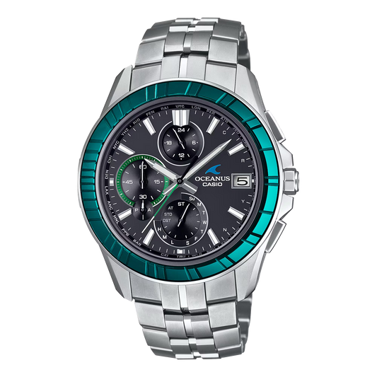 Casio OCWS7000SG1A Oceanus Manta 20th Anniversary Edo-Kiriko Hand Cut Sapphires
