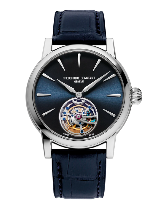 Frederique Constant FC-980N3H6 Manufacture Classic Tourbillon Stainless Blue Dial