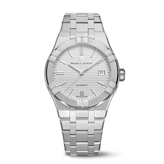 Maurice Lacroix AI6007-SS002-130-1 Aikon Automatic Date 39mm Silver Dial