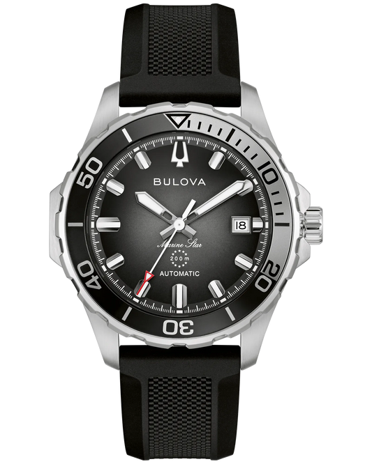 Bulova 98B465 Marine Star Series B Black Fume Dial Automatic Diver