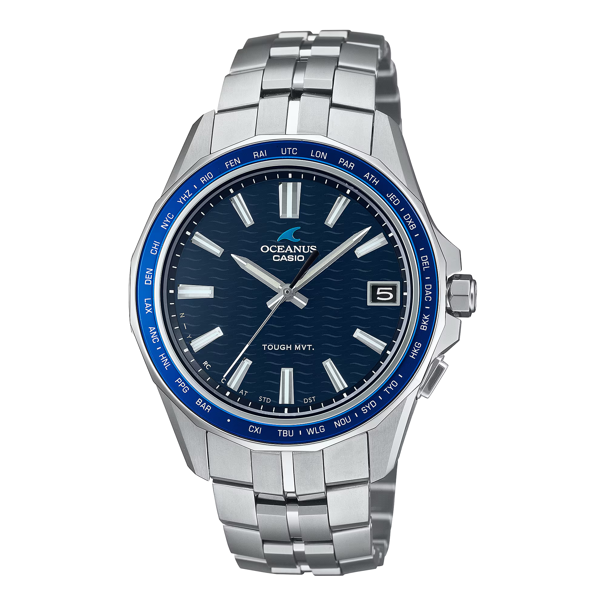 Casio OCWS400-2A Oceanus Manta Blue S400 Series – Arizona Fine Time Casio OCWS400-2A Oceanus Manta Blue S400 Series – Arizona Fine Time