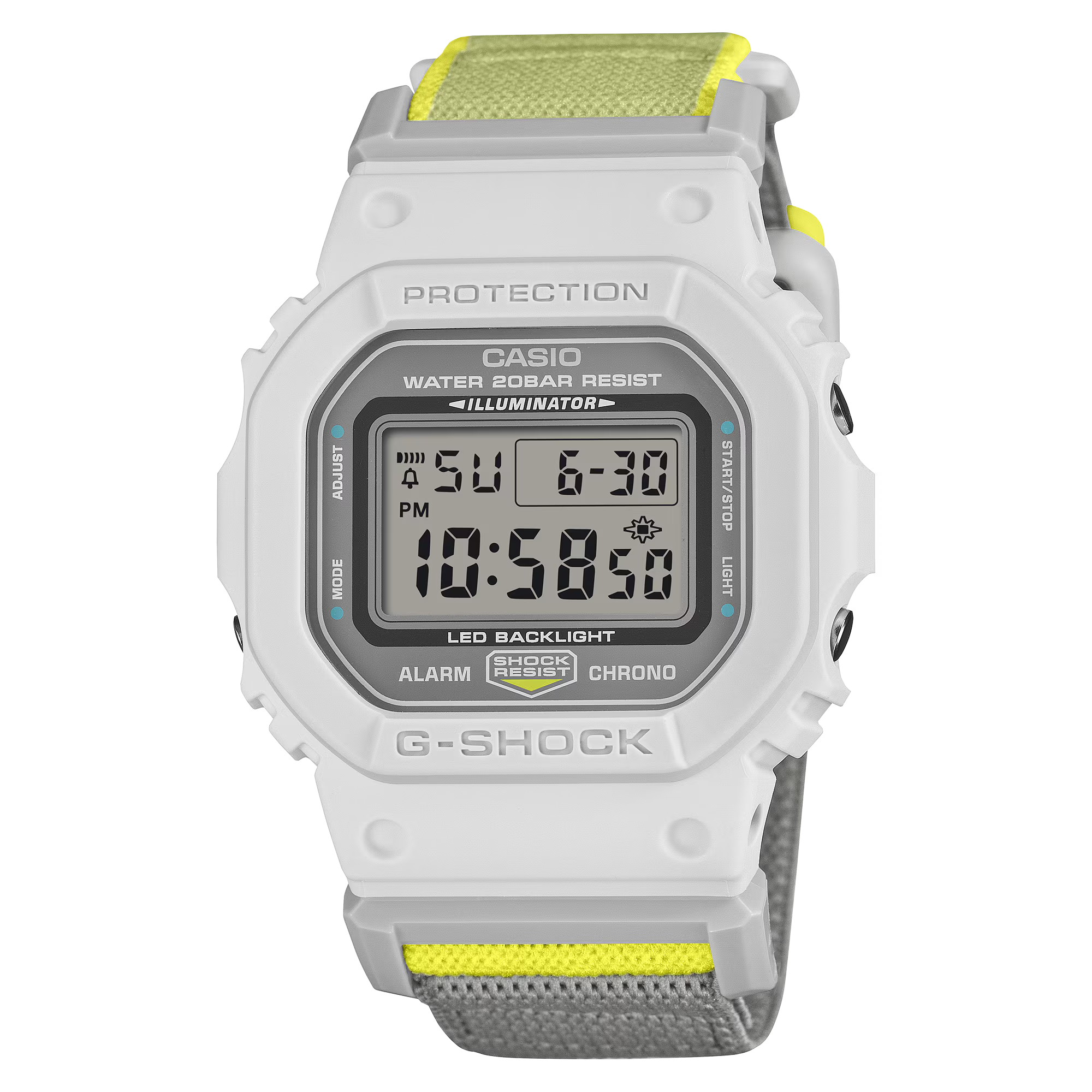 LGB DREAD ROCKS ホワイト タンク トップ G-Shock DW6900NASA23-7 
