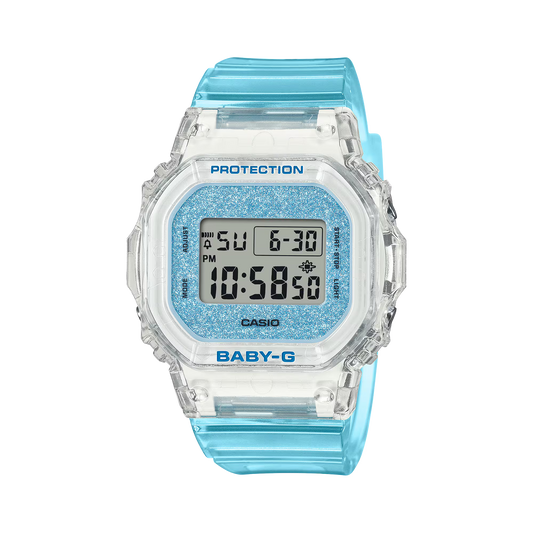 G-Shock BGD565GC-2 BABY-G Shimmer and Shine Blue Glitter Square