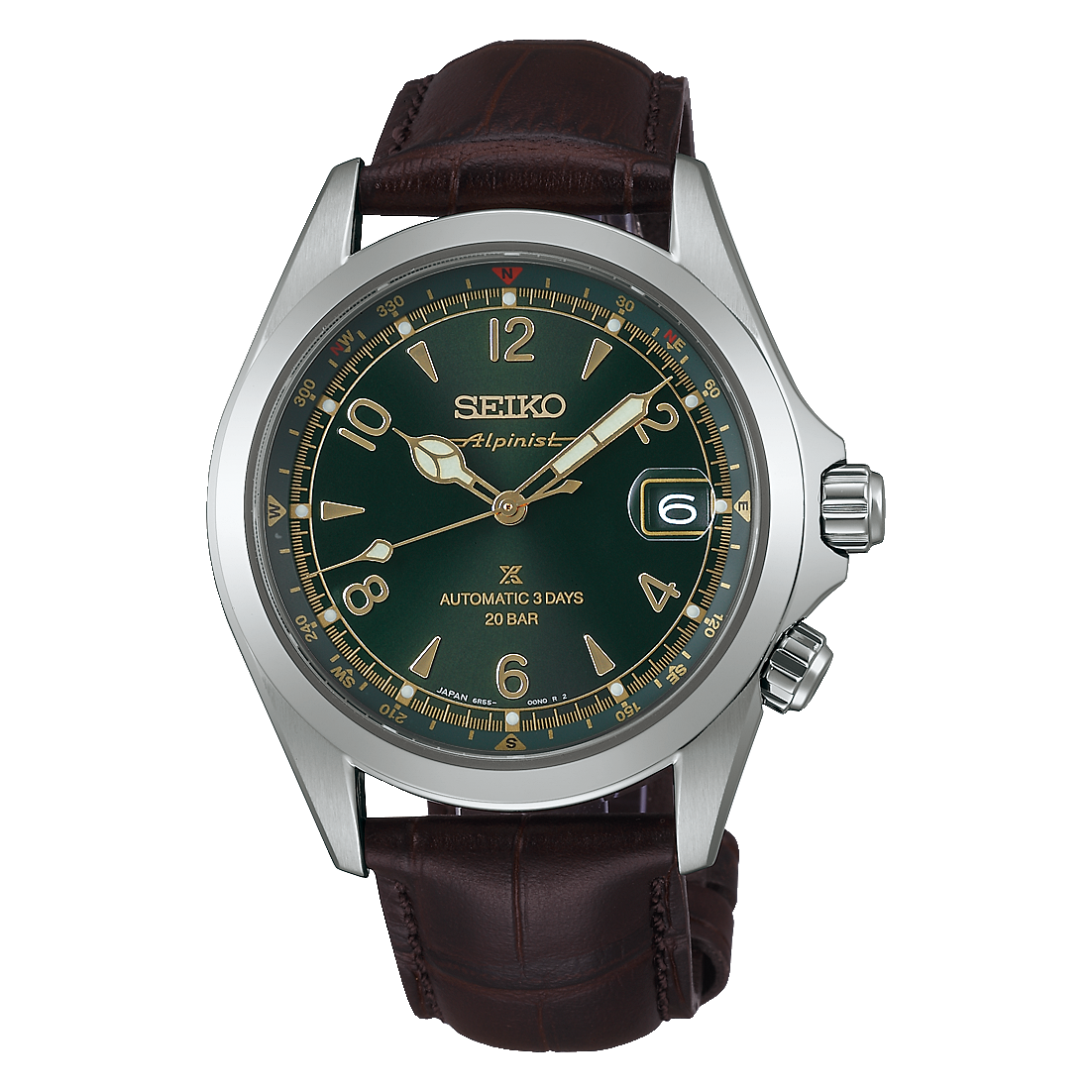 セイコー PROSPEX SPEEDTIMER Authentic Green Seiko Prospex SPB507 Alpinist Mechanical Green Dial 3 Day