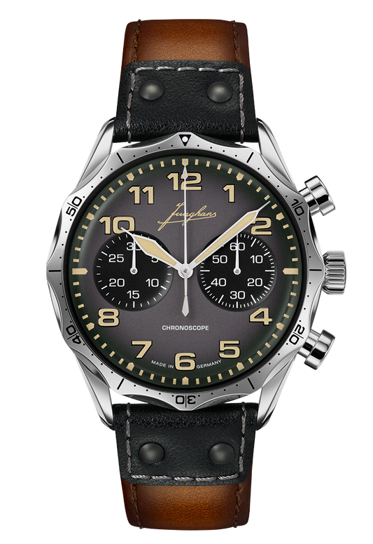 Junghans 27/3493.00 Pilot Chronoscope Automatic Chronograph Stainless Steel