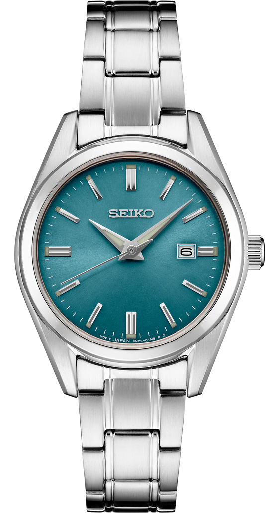 Seiko Essentials SUR531 Sunray Blue Dial Ladies Quartz 30mm