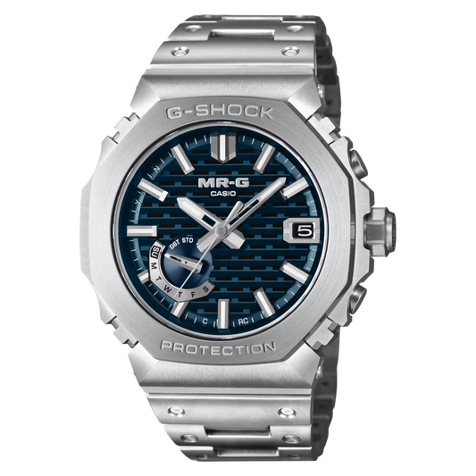 G-Shock MRGB2100D-2A Hanada-Iro Blue Titanium Octagonal Analog
