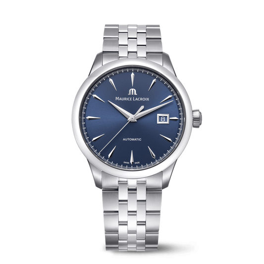 Maurice Lacroix 756008-SS002-430-1 1975 Automatic 40mm Blue Dial