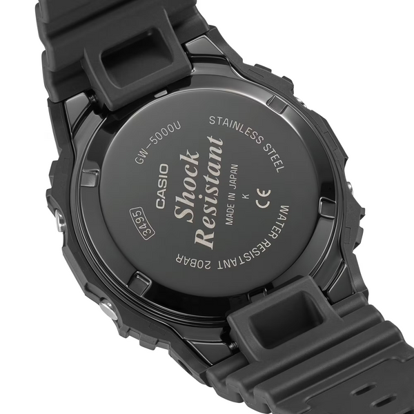 G-Shock GW5000U-1 Multi Band 6 Solar Screw Down Caseback DLC