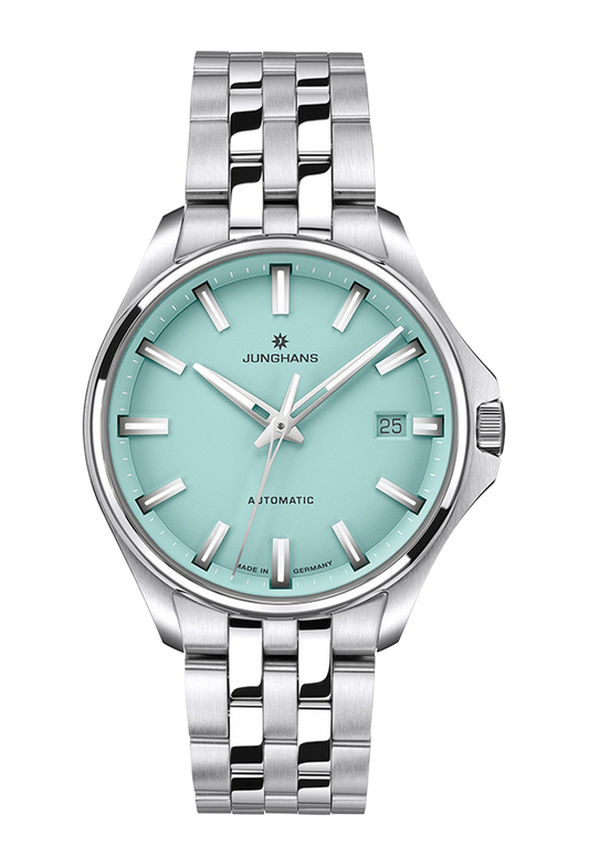 Junghans 27/4581.44 Meister S Automatic 36mm Mint Blue Dial