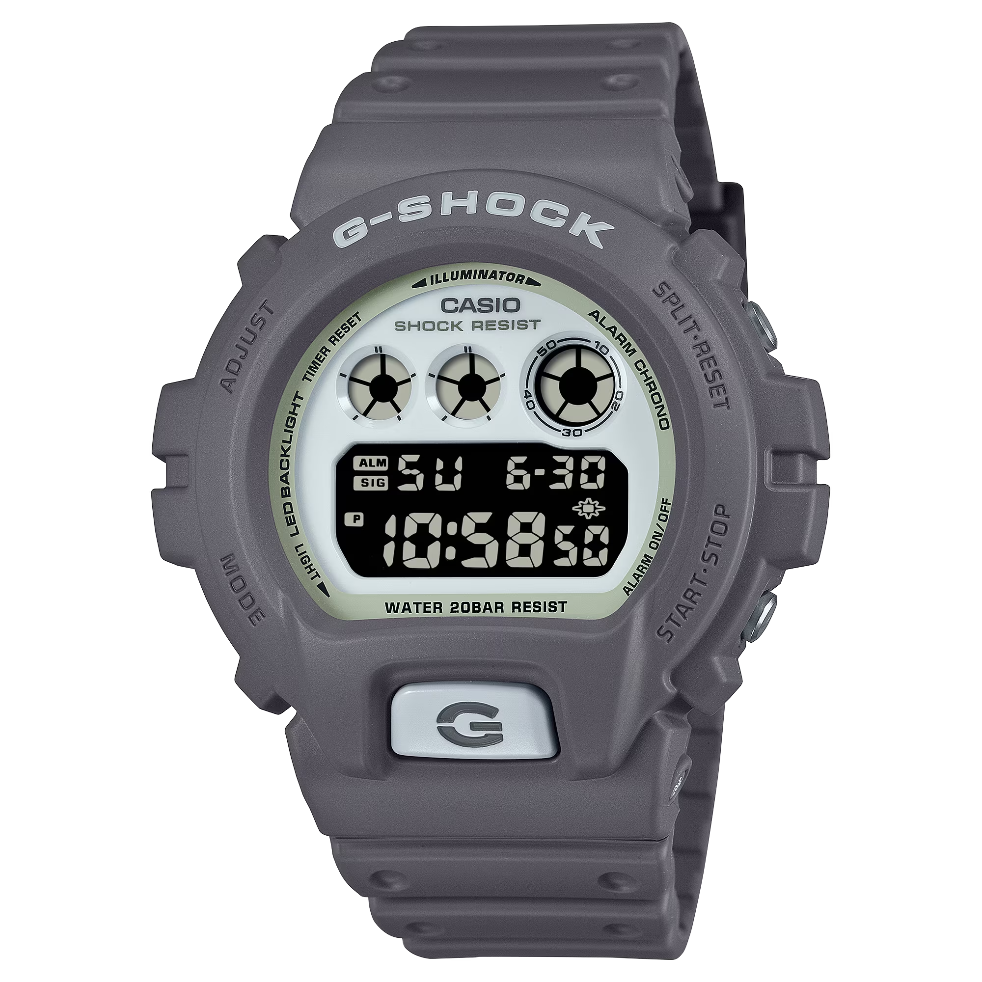 G-Shock DW6900HD-8A Lume Dial 3-Eye Dark Space Super Illuminator
