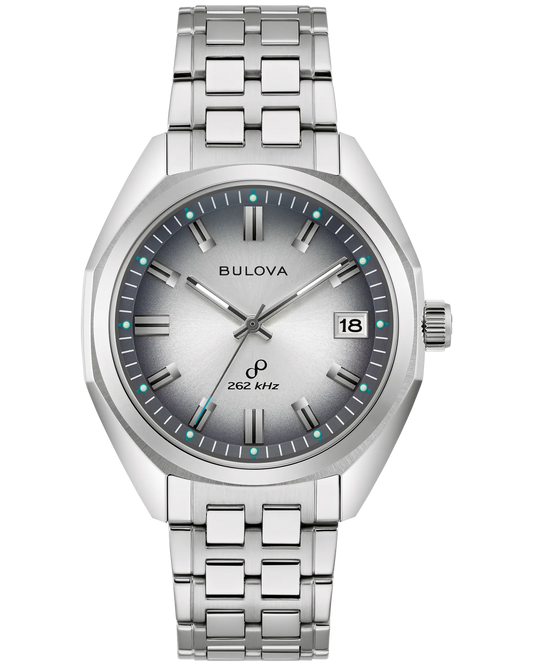 Bulova 96B472 Jet Star Grey Fume Dial 262kHz 40mm Stainless Steel