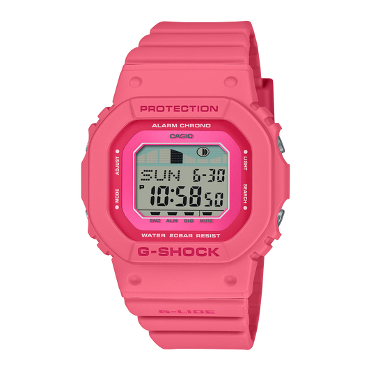 G-Shock GLXS5610-4 G-LIDE Hawaiian Flower Pink Tide Graph Ladies