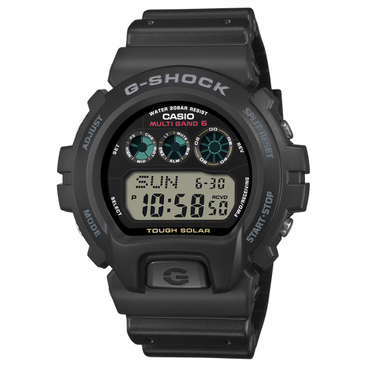 G-Shock GW6900U-1 Solar Multi Band 6 Atomic 3-Eye Updated Digital Resin Black