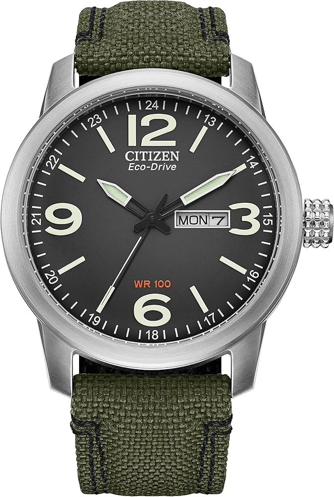 【箱付き】UNION FORCE Green Ｍサイズ Citizen BM8570-09E Chandler Commemorative Military Box Set Eco