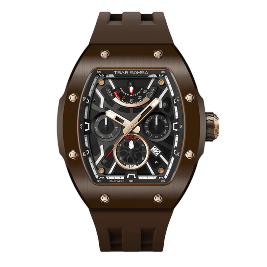 Tsar Bomba TB8222C Atomic Full Ceramic Edition Automatic Brown