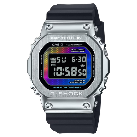 G-Shock GM5600RW-1 Brick Rainbow Metal Square Digital