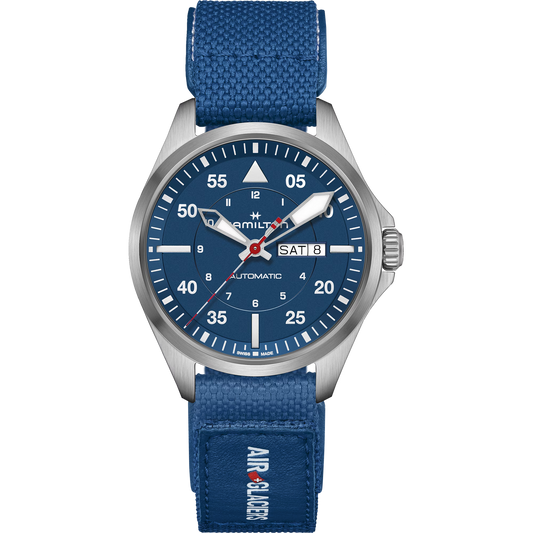 Hamilton H64655941 Glaciers Edition Khaki Aviation Pilot Day Date Auto