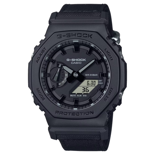 G-Shock GA2100BCE-1A Street Smart Utilitarian Casioak Black Cordura