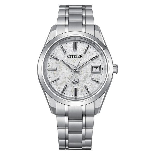 CITIZEN 自動巻き時計 シルバー Citizen AQ4100-65W The CITIZEN Washi Paper Ultra-Precise Perpetual