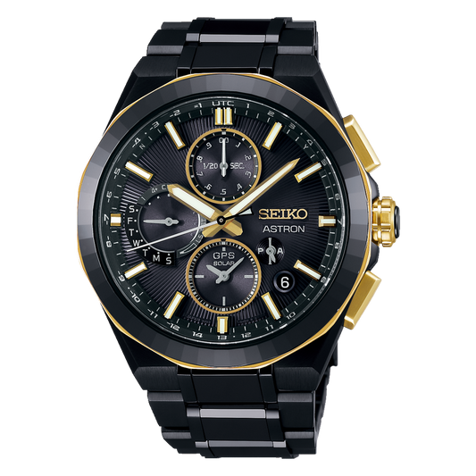 Seiko Astron SSH156 Kintaro Hattori Dual Time Chronograph Limited Edition