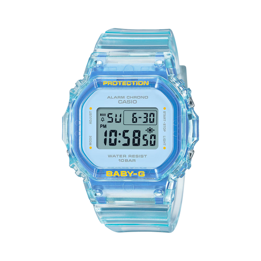 G-Shock BGD565SJ-2 Baby-G Translucent Blue Active Square Digital
