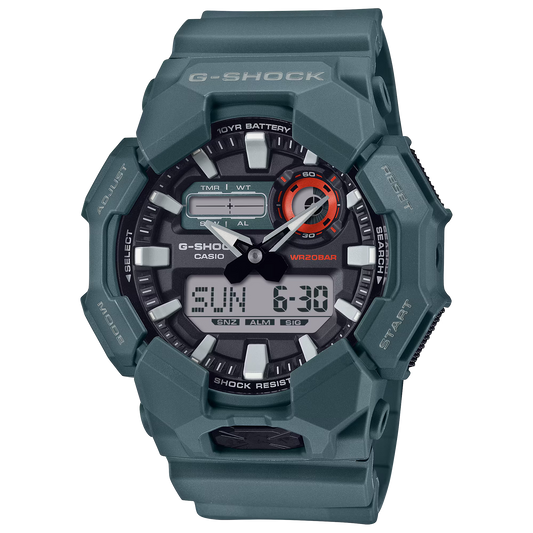 G-Shock GA010-2A Analog-Digital 10 Year High Brightness Blue Resin